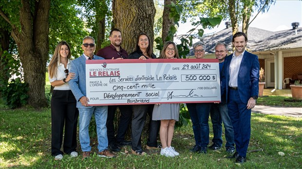 Jacques Houle et sa famille s’associe aux Services d’Entraide Le Relais