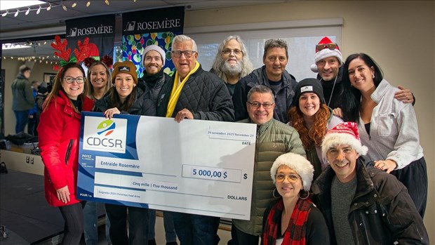 La guignolée de Rosemère amasse 37 562 $ et 218 boîtes de denrées