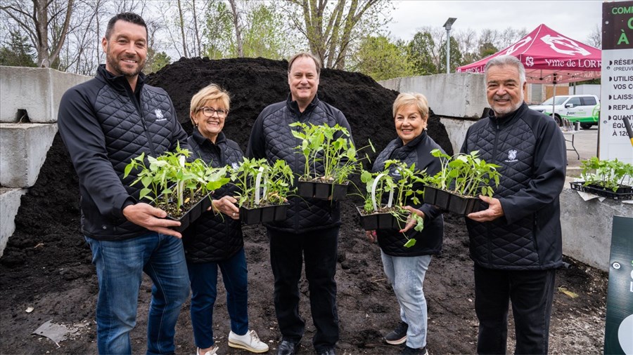 La Ville de Lorraine distribue 700 caissettes de plants à la population