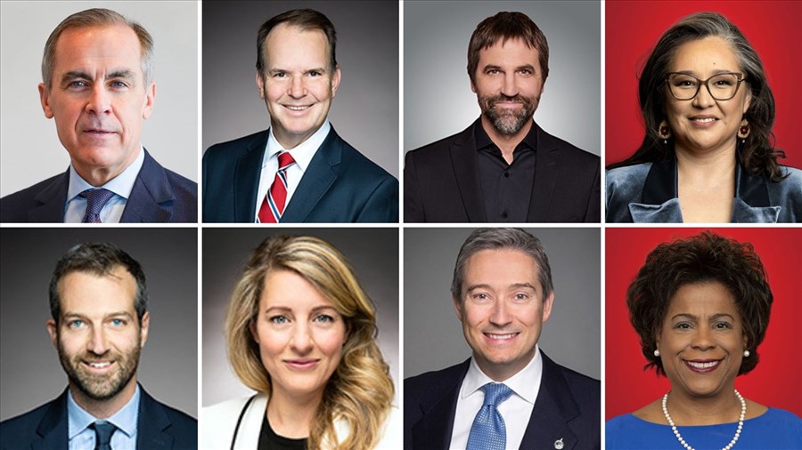 Sept ministres québécois au sein du Cabinet Mark Carney 