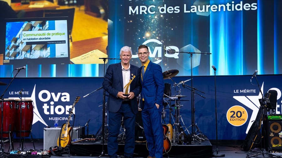 La MRC des Laurentides récipiendaire du Prix Mérite Ovation municipale