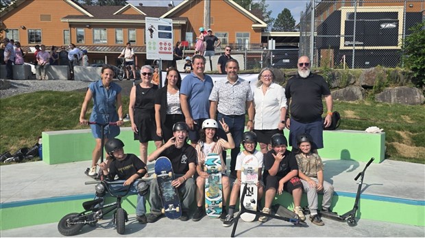 Une fête pour inaugurer le nouveau skatepark de Saint-Donat