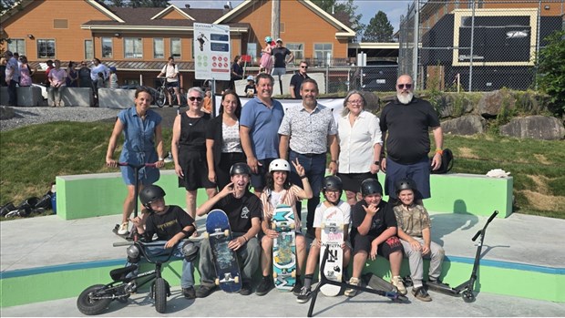 Une fête pour inaugurer le nouveau skatepark de Saint-Donat