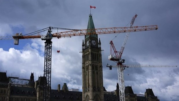 Le gouvernement fédéral affiche un déficit de 6,5 milliards $ en avril et en mai