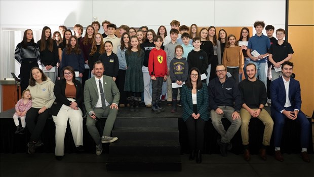 Saint-Colomban remet 40 bourses aux jeunes athlètes du territoire