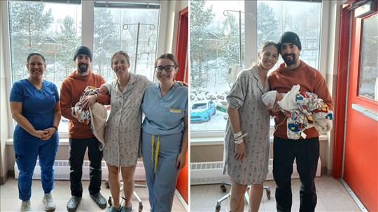 Les premiers bébés de l'année des Laurentides dévoilés