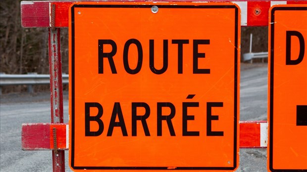 Fermeture d'une voie sur l'autoroute 640 à la hauteur de Saint-Eustache